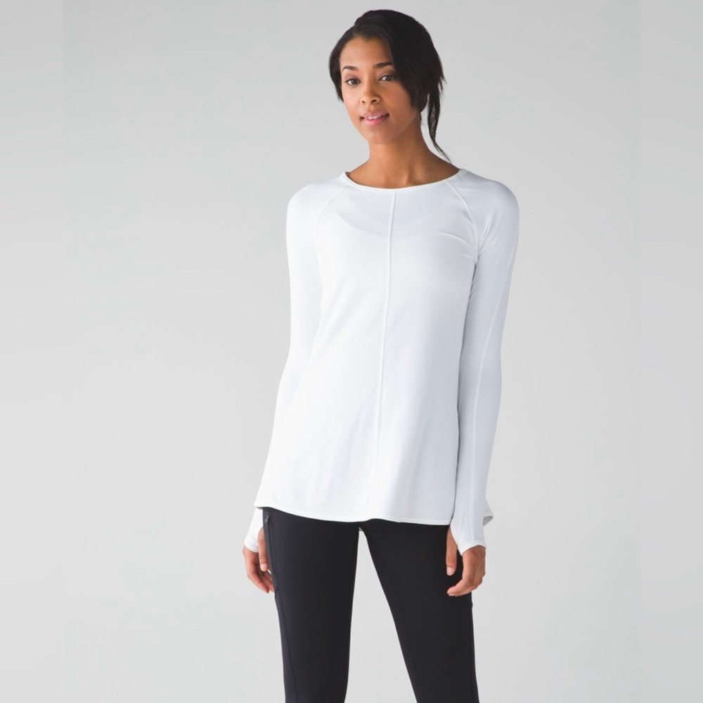 Lululemon Making Moves White Long Sleeve